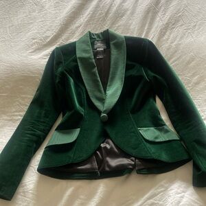 Smythe Green Velvet Blazer